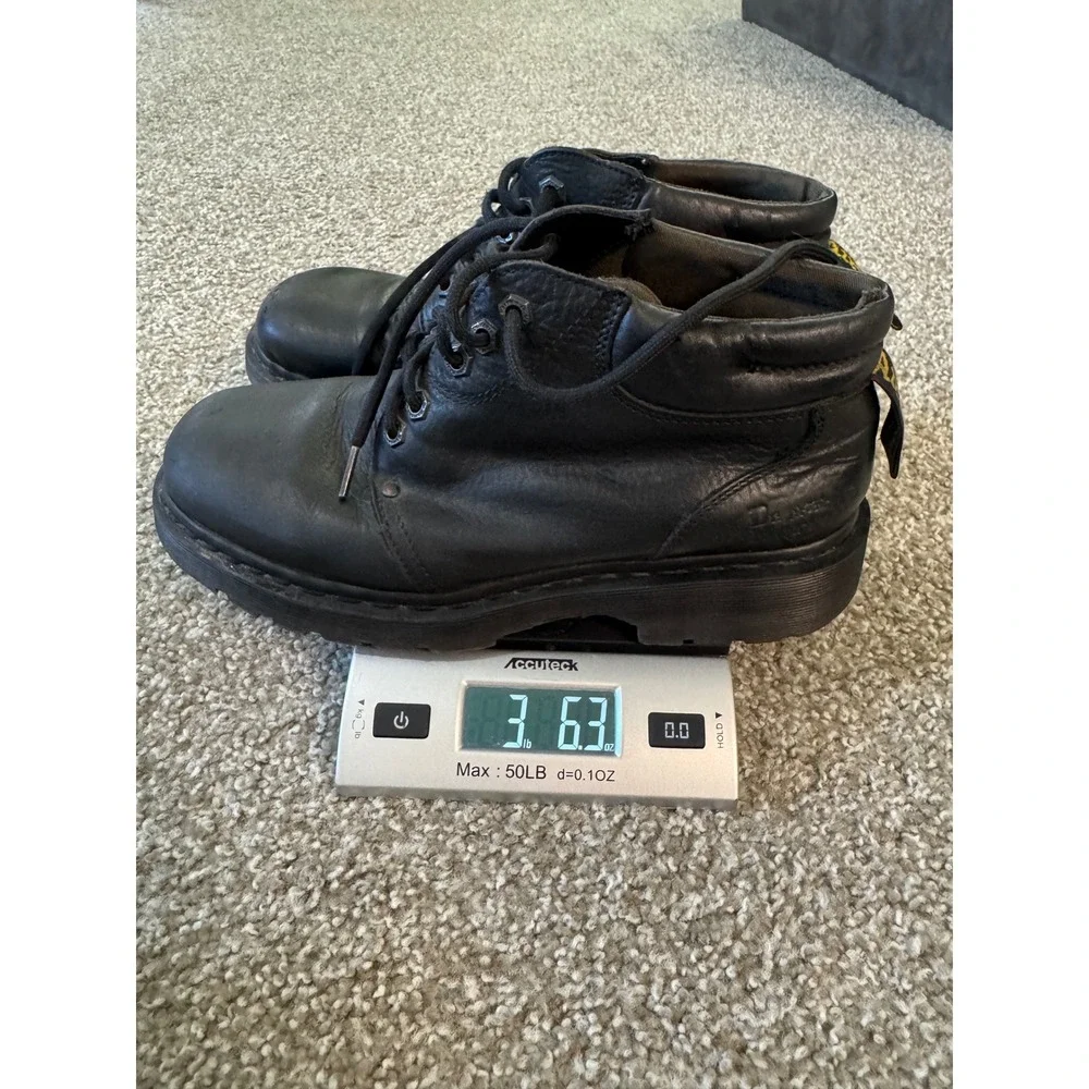 Vintage Doc Martins 8A23 England Men's Size 9 Grunge Chunky Y2K Black‎ Work